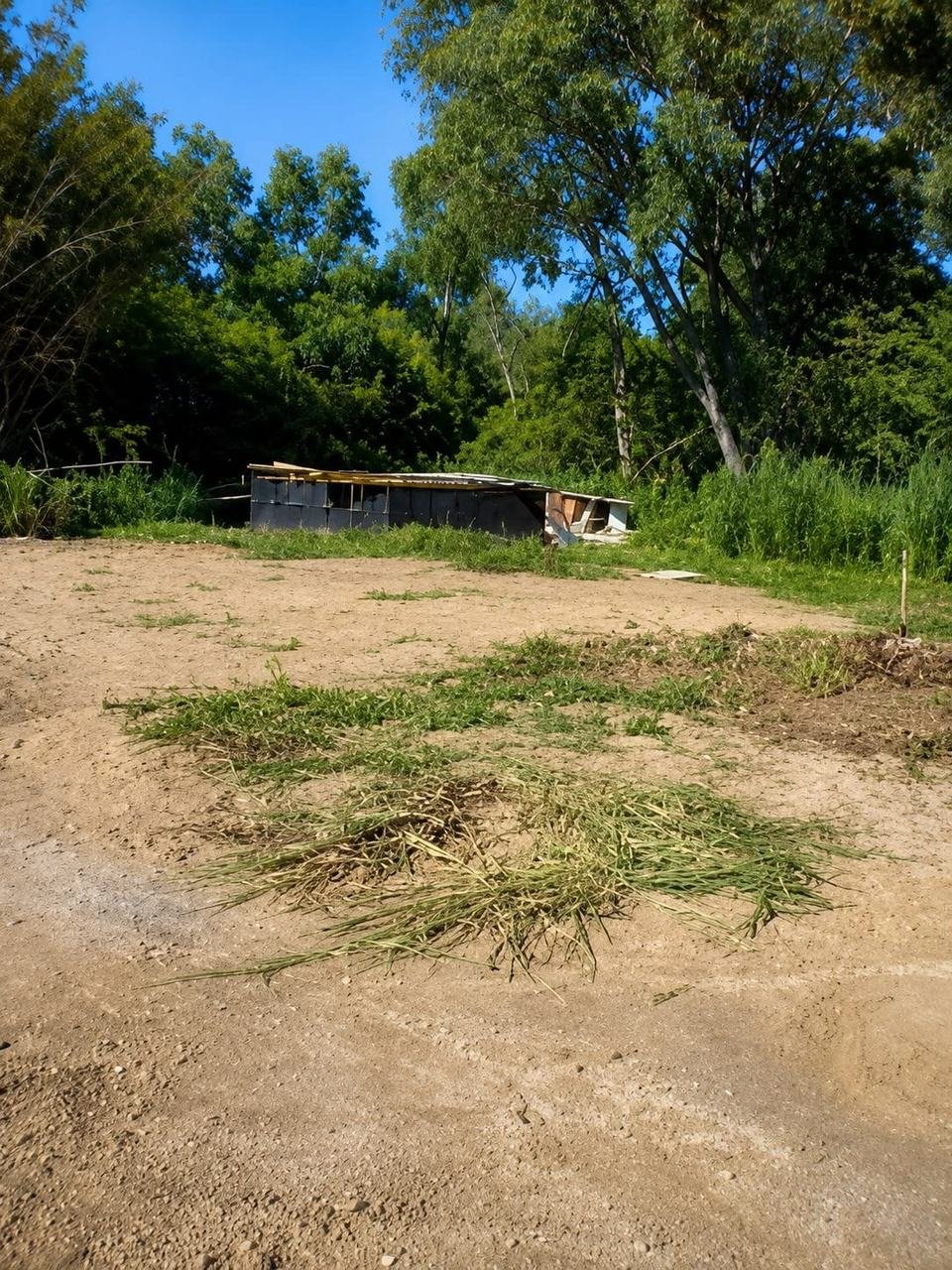Antes: Construccion modulo parrilla en complejo Stia